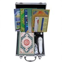 Set Hadiah Islami Kotak Al-Quran dengan Pena Digital Elektronik, Konektivitas USB, Kontrol Sentuh, Bahan Plastik, Layar Al-Quran