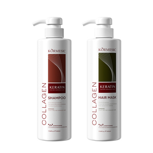 KORMESIC - Set de Cuidado Capilar con Colágeno y Queratina de 500 ml, Nutritivo, Hidratante, Reparador, Refrescante, Mascarilla Capilar Suavizante y Champú - Product Image 5