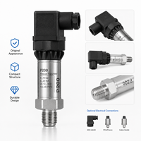 Transmisor de Presión Diferencial Inteligente P200, 4-20mA, Sensor Industrial Compacto, Precisión del 0.5%FS, Rango de 1-1000 Bar, IP65, 316L