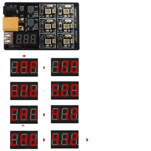 Placa Cargadora de Baterías Lipo Lihv 6 en 1 3.7V 3.8V 1S para Tiny 6 7 QX65 Mobula7 <span class=keywords><strong>Mobula</strong></span> 6 RC Quadcopter FPV Racing Drone - Product Image 6