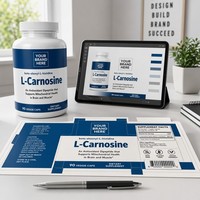 Capsules de L-Carnosine Naturelle Marque Blanche – Soutien Cérébral et Musculaire, Vitamine B1, Zinc, N-Acétyl, Suppléments de Calcium, Fer, Sélénium