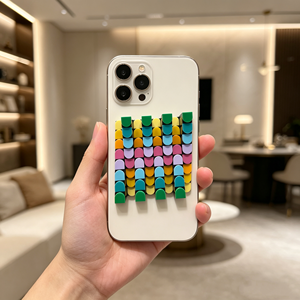 ชุดตกแต่งเคสโทรศัพท์แบบ DIY ทำมือจากตัวต่อขนาดเล็ก ชุดอุปกรณ์ตกแต่งเคสโทรศัพท์แบบสร้างสรรค์ ของขวัญสุดพิเศษ - Product Image 4