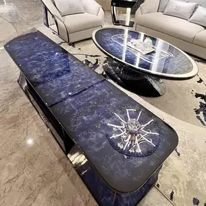 Conjunto de sofá de madera de lujo posmoderno y moderno diseño minimalista de Bentley y Bugatti para el hogar, muebles de Hotel, combinación de sala de estar
