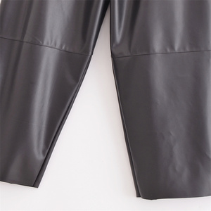 <span class=keywords><strong>Pantaloni</strong></span> <span class=keywords><strong>donna</strong></span> moda nuova moda <span class=keywords><strong>in</strong></span> finta pelle retrò a vita alta con cerniera a mosca <span class=keywords><strong>pantaloni</strong></span> da <span class=keywords><strong>donna</strong></span> - Product Image 6