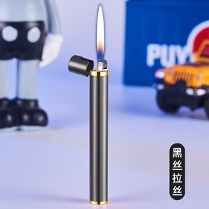 Nouveau Briquet à Cigarettes et Cigares en Gros, Doré, Logo Personnalisé, Argenté, Briquet à Huile Chinois, Production en Vrac, Usine, Briquet à <span class=keywords><strong>Flamme</strong></span> Métallique Mince - Product Image 2