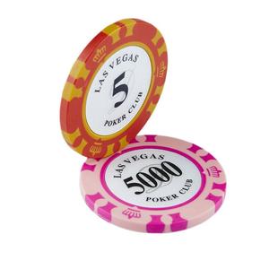 Fichas de Póker de Arcilla con Logotipo Personalizado Imprimible, Corona de 14g para Casinos - Product Image 1