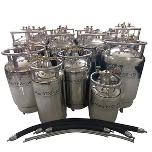Grosir Tabung Tekanan Tangki Nitrogen Cair Seri CryoCenter 300l untuk Penggiling Nitrogen Cair Laboratorium Kimia