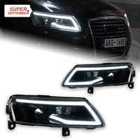 Pour Audi A6 C6 2005-2011, phare à LED à double faisceau de style Rolls-Royce modifié 12V avec clignotants séquentiels