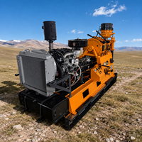 Foreuse rotative pour puits d'eau XY-3 FEIYANG, moteur diesel, profondeur de forage max. 600m, pompe de 325 mm de diamètre, boîte de vitesses sur roues, gamme de vitesse de broche large, garantie 1 an