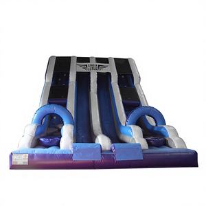 Toboggan gonflable vertical à double piste en PVC pour centre commercial et jardin - Product Image 1