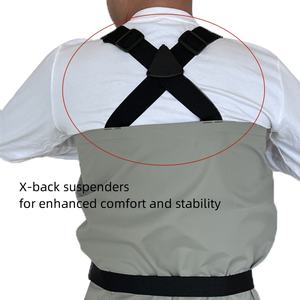 <span class=keywords><strong>Cuissardes</strong></span> de poitrine respirantes à 4 couches OEM <span class=keywords><strong>Cuissardes</strong></span> imperméables de pêche et de chasse en plein air avec <span class=keywords><strong>chaussettes</strong></span> antidérapantes - Product Image 5