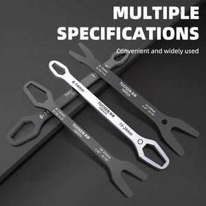 <span class=keywords><strong>Clé</strong></span> <span class=keywords><strong>dynamométrique</strong></span> universelle multifonctionnelle Plum Blossom pour réparation à tête simple ou double <span class=keywords><strong>auto</strong></span>-serrante et mobile en acier OEM - Product Image 3