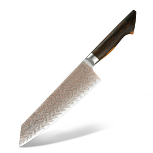 Cuchillo de <span class=keywords><strong>Chef</strong></span> Kiritsuke Kitchenbliss de 8 Pulgadas, 73 Capas de Cobre Damasco, Cuchillo Japonés Gyuto VG10 Profesional para Rebanar - Product Image 1