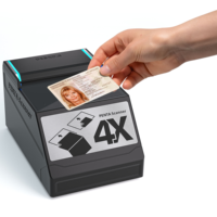 DESKO ICON Scanner para lectura rápida de documentos de identificación Licencias de conducir Tarjetas de identificación de estudiantes Pasaportes ORD con OCR