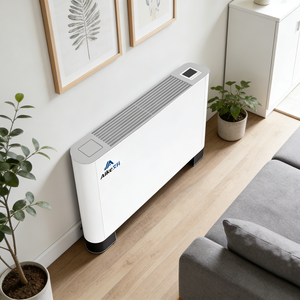 Unità Ventilconvettore <span class=keywords><strong>a</strong></span> <span class=keywords><strong>Vista</strong></span> con Scatola Plenum e Kit <span class=keywords><strong>Tubazioni</strong></span> Nascoste per un Design Pulito ed Estetico in Progetti di Ristrutturazione - Ventilconvettore ad Acqua - Product Image 1