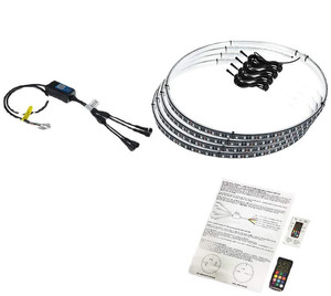 创新多彩 40 LED 车轮灯车-造型超酷可编程 50 模式 DIY 汽车灯 - Product Image 6