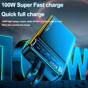 Banco de Energía Ultrafino OEM PD22.5W con Cable Integrado 3 en 1, Carga Súper Rápida, Gran Capacidad 20000mAh 50000mAh - Product Image 4