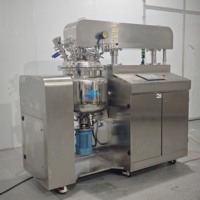 Homogénéisateur émulsifiant laboratoire sous vide petite émulsion mélange réservoir fabricants mélangeur à haut cisaillement Mayonnaise équipement de fabrication
