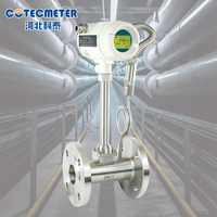 Customizable Stainless Steel Vortex Flowmeter Stable Oem Gas Water Vapor Air Oil Boiler Gas Liquid Metering Sensor With Lcd