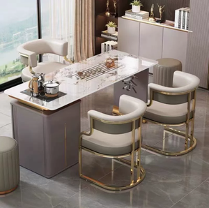 เก้าอี้รับประทานอาหารหนังสุดหรูทันสมัยเป็นมิตรกับสิ่งแวดล้อมและทนทาน เหมาะสำหรับโรงแรม สำนักงาน ร้านเสริมสวย ร้านทำเล็บ และการใช้งานสำหรับลูกค้าในการแต่งหน้า - Product Image 4