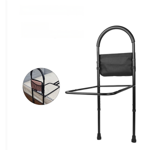 Bed Rails for Elderly Adults Safety, Bedside Assist Grab Bars Height Adjustable Storage Pocket Fall Prevention Guard - Product Image 1