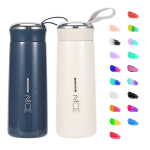Vaso <span class=keywords><strong>de</strong></span> Agua <span class=keywords><strong>de</strong></span> Cristal Aislante Olerd <span class=keywords><strong>de</strong></span> 400 ml con Asa y Piedras <span class=keywords><strong>de</strong></span> Colores para Bebidas Calientes, Ideal para Regalo - Product Image 5