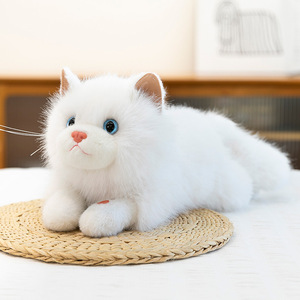 Muñeco de Gato de Peluche de Simulación con Relleno de Algodón PP Súper Suave, Puede Ladrar, Lindo Gatito de Peluche de 31-50cm, Regalo para Niñas, ODM - Product Image 5