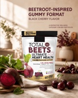 Gummies de Betterave OEM ODM avec CoQ10, Pépins de Raisin et Vitamines B – Complément pour la Santé Cardiaque et la Circulation