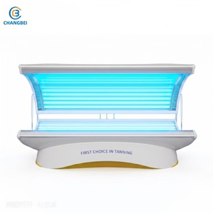 Lit de bronzage à lumière bleue de qualité professionnelle CHANGBEI avec lampes allemandes, nouvelle arrivée, bronzage rapide, <span class=keywords><strong>solarium</strong></span> à lumière bleue - Product Image 4
