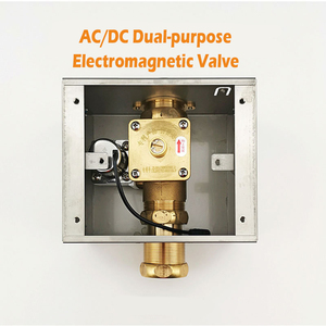 Tự động giấu treo tường Brass cảm biến nhà vệ sinh tuôn ra van Non-Contact AC/DC cho khách sạn bệnh viện trường công cộng nhà vệ sinh - Product Image 4