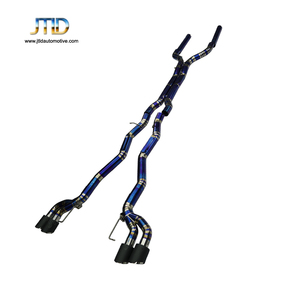 Échappement JTLD Performance Blue Titanium Bypass Catback sans silencieux pour <span class=keywords><strong>BMW</strong></span> <span class=keywords><strong>M8</strong></span> <span class=keywords><strong>Gran</strong></span> <span class=keywords><strong>Coupe</strong></span> <span class=keywords><strong>Competition</strong></span> 2021 - Product Image 3