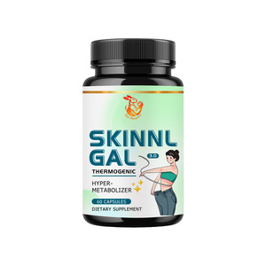 Capsules Skinnl Gal de haute qualité avec poudre de psyllium et poudre d'aloe vera pour supprimer l'appétit, brûler les graisses et stimuler le métabolisme - Product Image 1