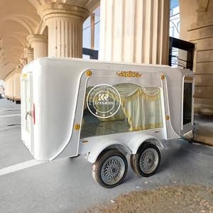 Carroza Fúnebre con Remolque, Cubierta de Vidrio, Estructura de Acero, Estilo Europeo, Diseños Personalizables para Ataúdes - Product Image 2