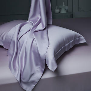 ชุดสี่ชิ้นผ้าฝ้ายสีทึบ60 100% กันไรฝุ่นกัน300TC ป้องกันผิวเป็นมิตรกับผิวระบายอากาศผ้าปูที่นอนที่คลุมง่าย odm/OEM - Product Image 2