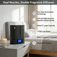Diffuseur de parfum commercial Factory 2026, mini diffuseur d'huiles essentielles avec télécommande pour la maison et le bureau