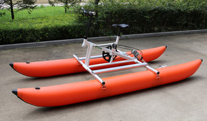 Vélo aquatique à pédales pour adultes, tricycle aquatique à grandes roues, en matériau gonflable, à vendre - Product Image 6