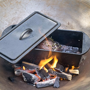 Los más vendidos <span class=keywords><strong>2022</strong></span> Sartén de hierro fundido fácil de limpiar para pan Pan Hornear Revestimiento de aceite vegetal Sartén rectangular para hornear con tapa - Product Image 3