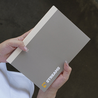 Carnet de notes ligné A5 avec impression de logo personnalisé, couverture en PVC durable, vente en gros, agenda personnalisé
