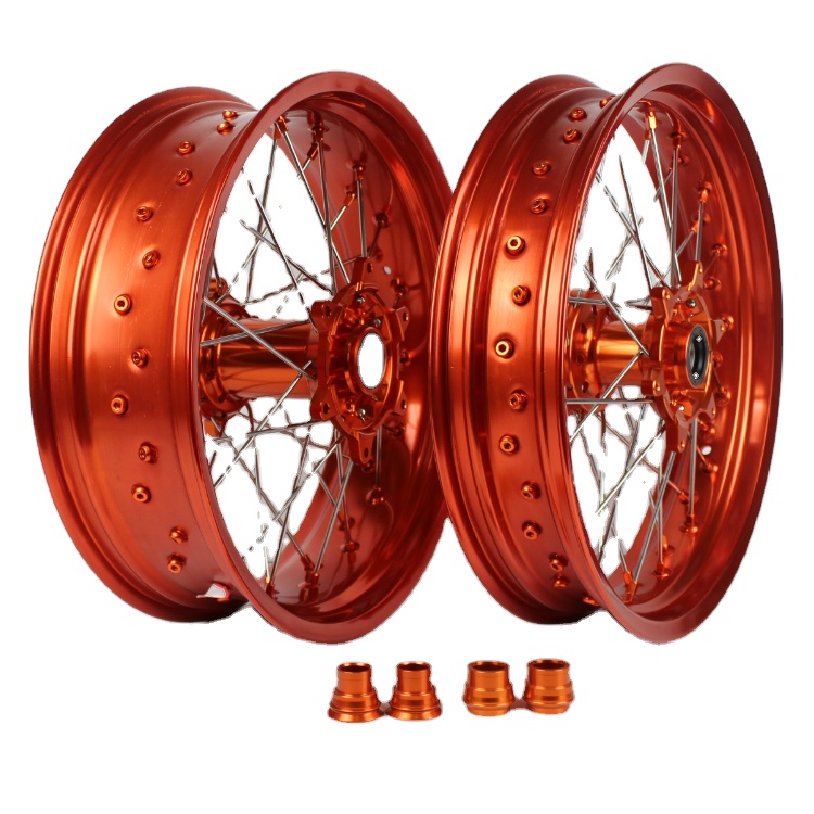 17 Inch Aluminumalloy Supermoto wheels for 500 EXC 300 EXC