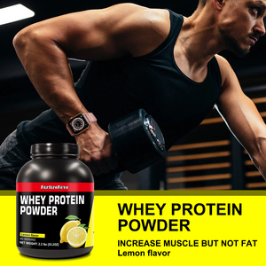 Poudre de protéines aromatisée au citron pour l'exportation, WHEY <span class=keywords><strong>PROTEIN</strong></span> <span class=keywords><strong>POWER</strong></span> 2,2 lb, Stock d'usine, OEM - Product Image 2