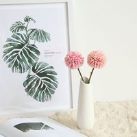 Produsen Bunga Tiruan Dandelion Thornball Single-head untuk Dekorasi Rumah, Pernikahan, Buket Pengantin, Hiasan Lorong, dan Dinding Bunga