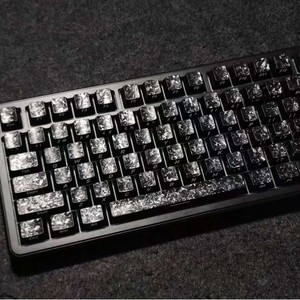 Capuchons de touches imprimés latéralement en Fiber de carbone, 119 touches pour clavier mécanique, compatibles PBT, capuchons de touches universels personnalisés - Product Image 4
