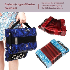 Accordéon professionnel à 22 boutons et 8 basses, accordéon à boutons pour débutants, instrument de musique portable pour les étudiants - Product Image 5