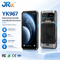 Terminal portable YK967 PDA Android 16 avec lecteur de codes-barres, ordinateur portable, gestion des stocks, dispositif de suivi logistique