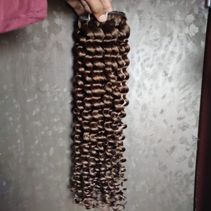 JAE-extensiones de cabello humano rizado, pelo Remy virgen indio - Product Image 1