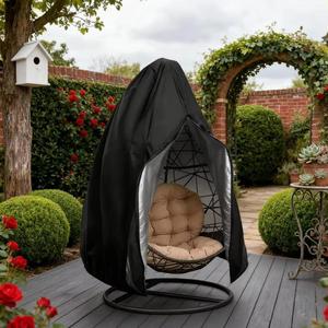 Funda Protectora para Silla Colgante de Tela Oxford de Alta Calidad, Impermeable, Resistente a la Intemperie, con Cierre, para Muebles de Patio Exterior - Product Image 2