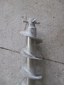 식품 산업 생산을 위한 호퍼가 있는 스테인리스 스틸 경사 나사 컨베이어 - Product Image 5