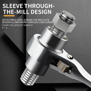 Grade DIY Carbon Steel Hex Wrench <strong>Set</strong> Metric Torque Socket <strong>Ratchet</strong> Extension <strong>Spanner</strong> Kits Custom OEM Hand Tools - Product Image 4