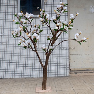 Đám Cưới Hoa Hoa Cây Trang Trí Giả Trắng <span class=keywords><strong>Magnolia</strong></span> Cao Mô Phỏng Nhân Tạo <span class=keywords><strong>Magnolia</strong></span> Cây Cho Cảnh Quan - Product Image 6
