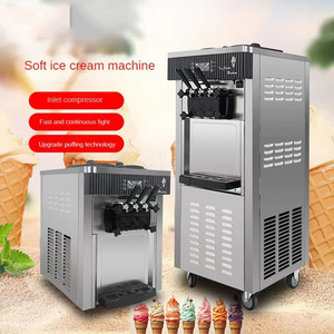 Máy làm kem mềm thương mại sữa trà cửa hàng sữa chua mùa hè Máy làm kem công suất lớn Máy tính để bàn Máy làm kem - Product Image 3